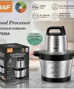RAF Multi-purpose 6L Food Processor & Yam Pounder(1600W)